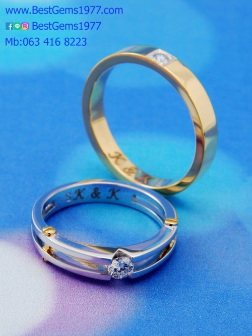 0220912 RA281 แหวนคู่แต่งงานสั่งทำ 1