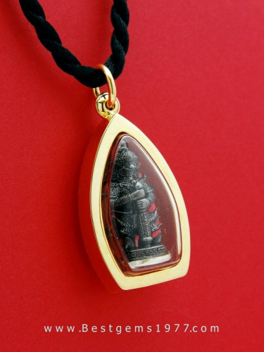 0220229Sกรอบกันน้ำสั่งทำสำหรับบรรจุท้าวเวสสุวรรณรุ่นเจ้าสัว หลวงพ่อฟู วัดบางสมัคร แบบไม่แกะลาย 1