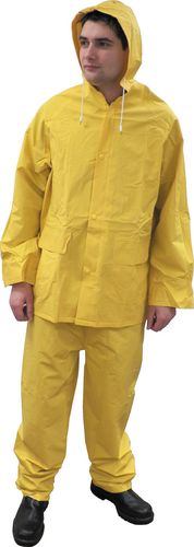 เสื้อกันฝน สีเหลือง Size M
