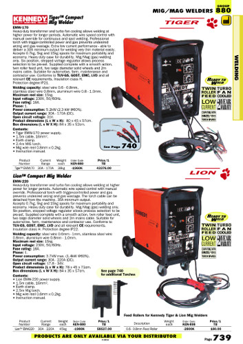 แค็ตตาล็อกเครื่องมือช่าง Group 880 หน้า 739