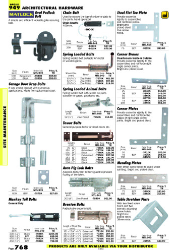 แค็ตตาล็อกเครื่องมือช่าง Group 949 หน้า 768