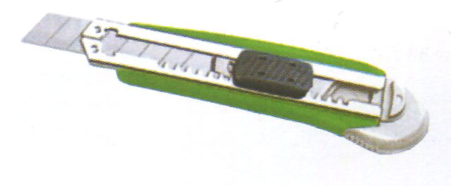 คัตเตอร์ 18mm เขียว-เทา 007113