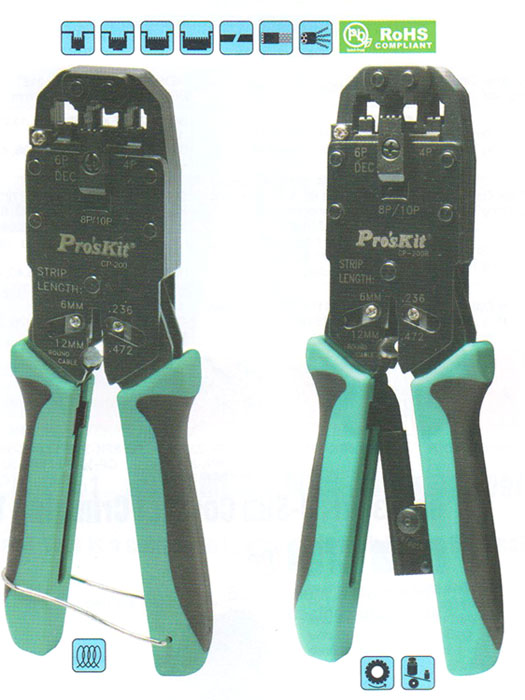 Professional Modular Crimps Strips Cuts Tool 008018