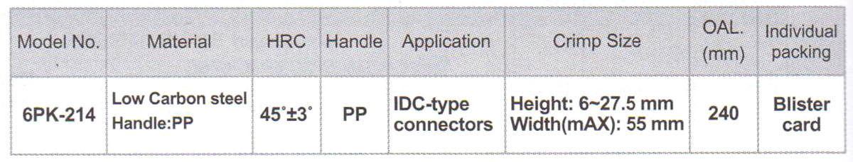 IDC Crimp Tool 008032 1