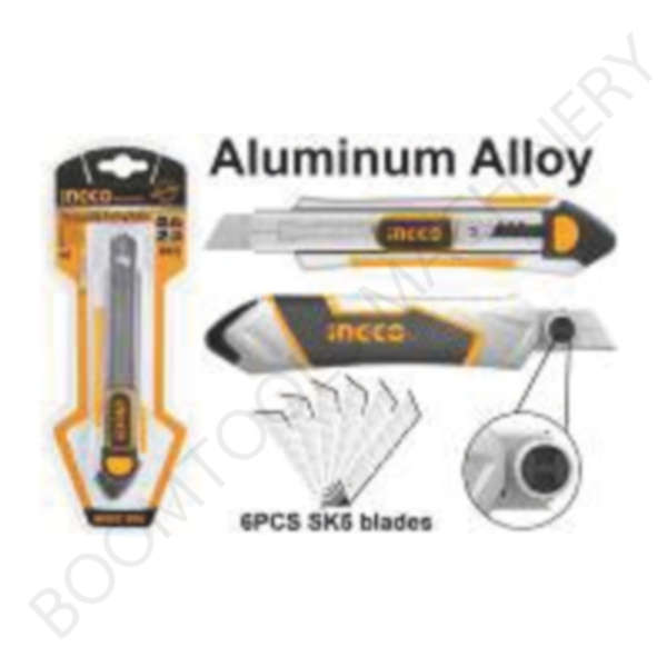 มีดคัตเตอร์รุ่น Aluminium INGCO 010250