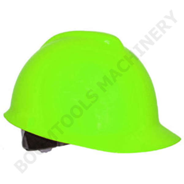 หมวกนิรภัยสีเขียวนีออน 004473