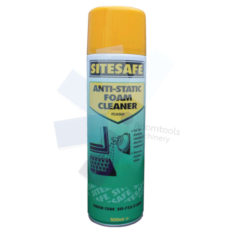 Sitesafe.FCA500 Anti-Static Foam Aerosol Cleaner - 500ml