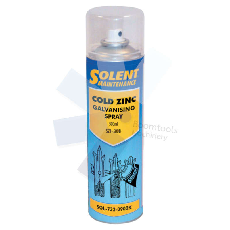 Solent Maintenance.SZ1-500B Cold Zinc Galvanising Aerosol - 500ml