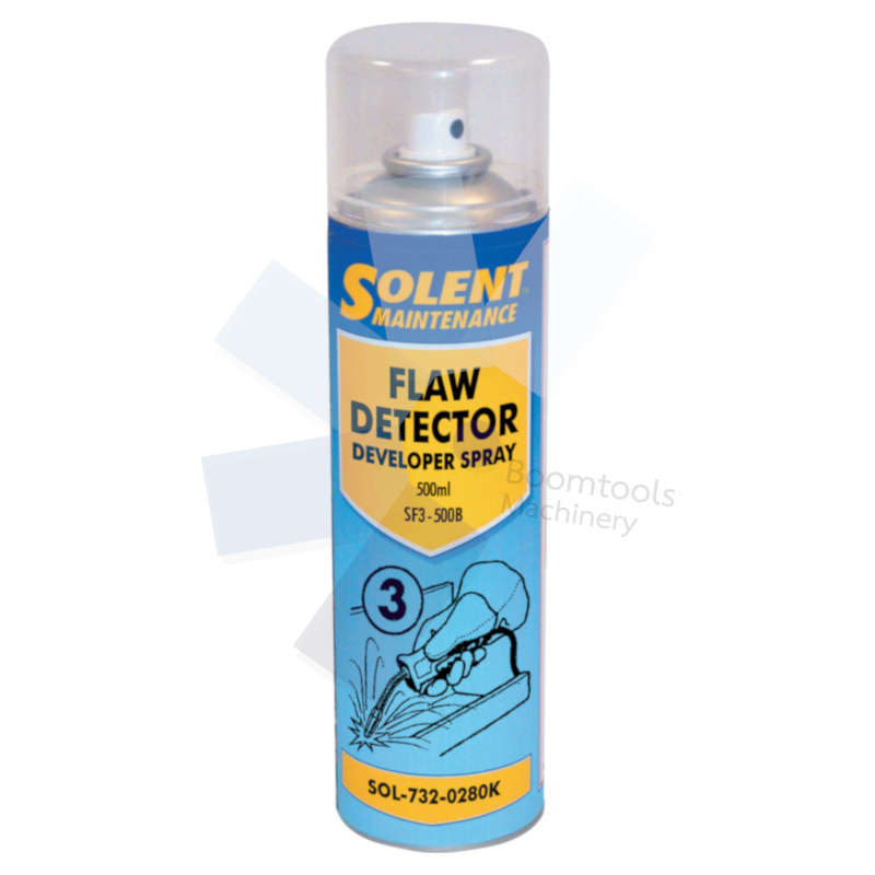 Solent Maintenance.SF3-500B Flaw Detector Developer Spray 500ml