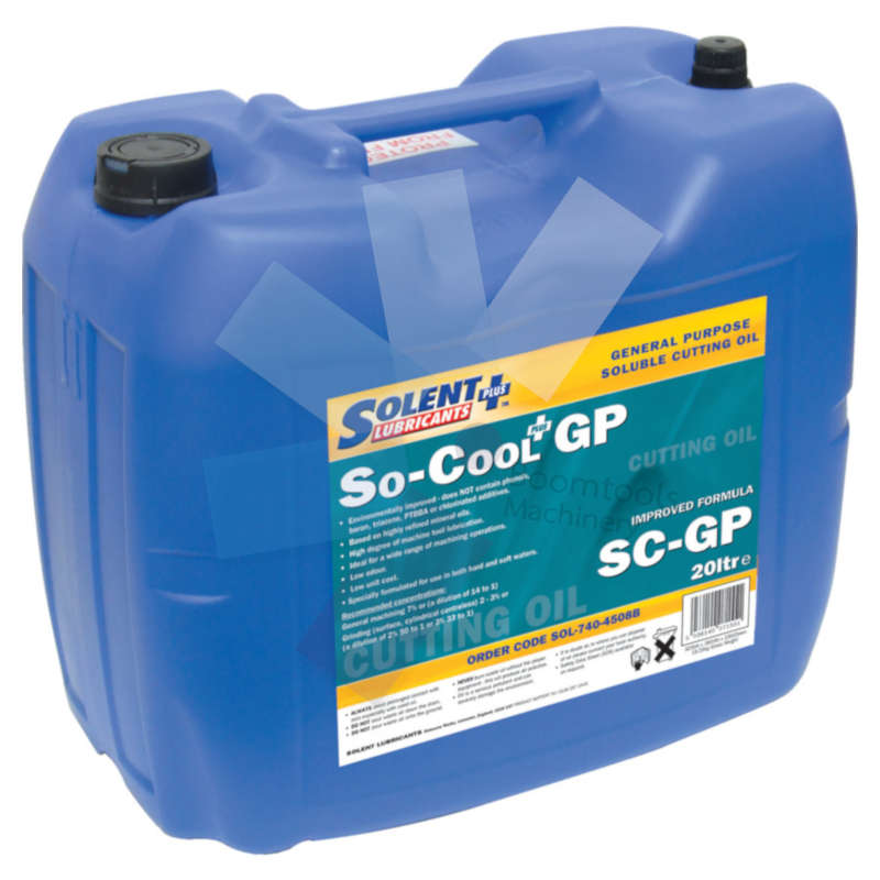 Solent Lubricants Plus.So-Cool General Purpose Soluble Cutting Oil 20ltr