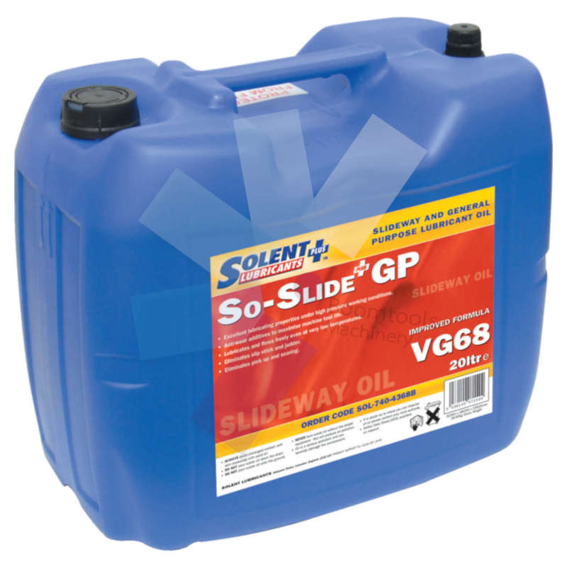 Solent Lubricants Plus.20ltr VG68 So-Slide Plus GP Slideway Oil