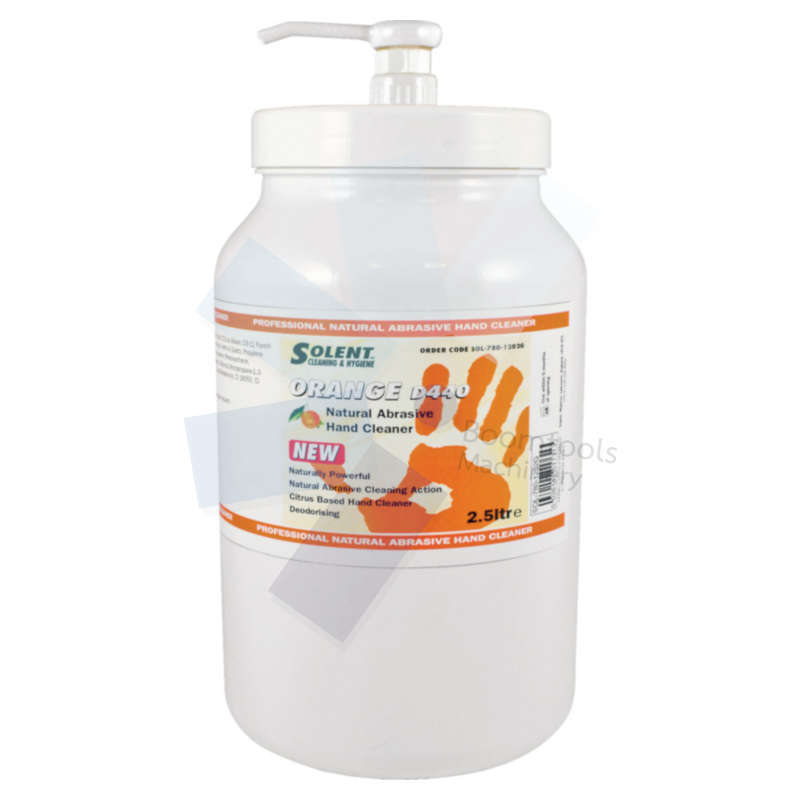 Solent Cleaning.Solent Orange Citrus Beaded Hand Cleaner 2.5ltr