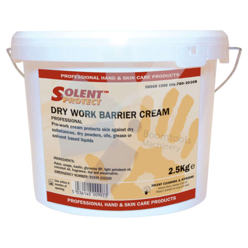 Solent Cleaning.Dry Work Barrier Cream, 2.5kg