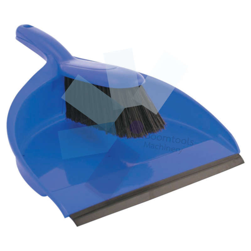 Cotswold.Plastic Dustpan  Soft Brush Set Blue - Pack of 5
