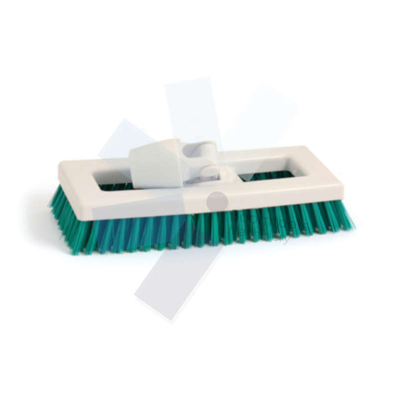Cotswold.Hygiene Bristle Deck Scrub Brush Green