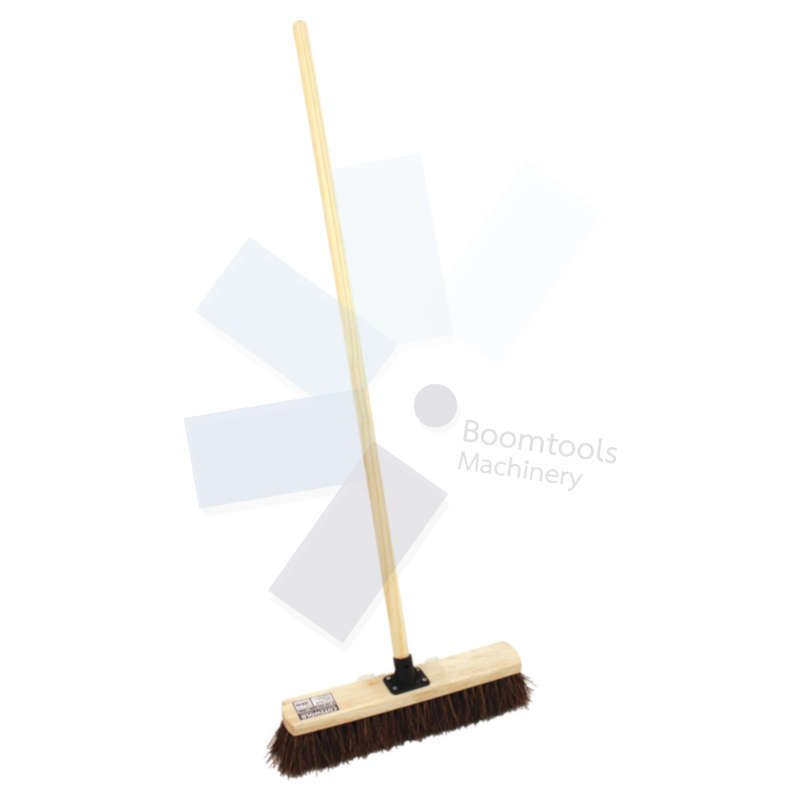 Cotswold.18in. Stiff Bassine Broom with 48in. Wooden Handle 1