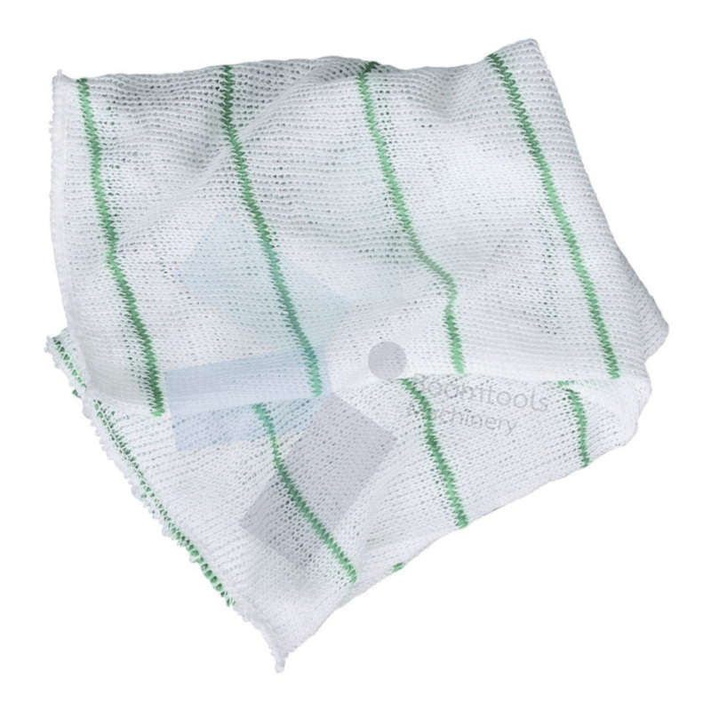 Cotswold.Green Colour Coded Synthetic Clean Cloth - Pack of 10