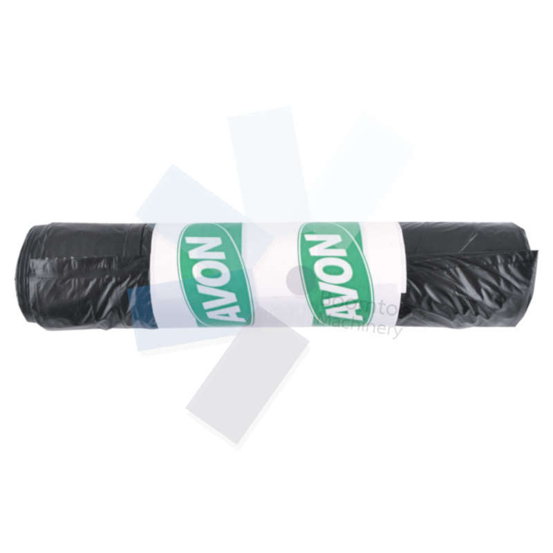 Avon.Black Refuse Sacks, Roll of 10 - Pack of 5