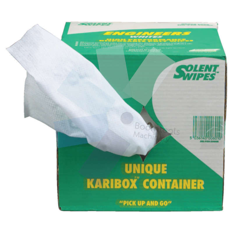 Solent Cleaning.Engineers White Wipes - Pack of 250