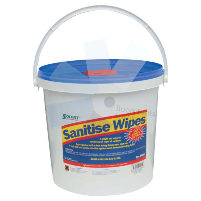 Solent Cleaning.Sanitising Wipes - Pack of 1000