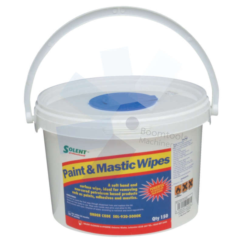 Solent Cleaning.Paint  Mastic Wipes - Pack of 150