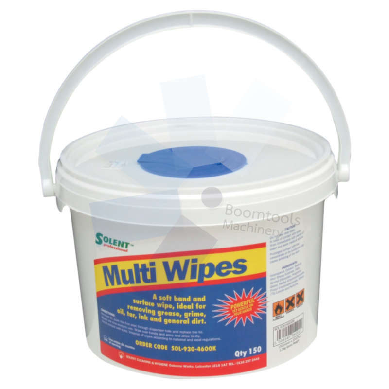 Solent Cleaning.Multi-Purpose Wipes, Pack of 150