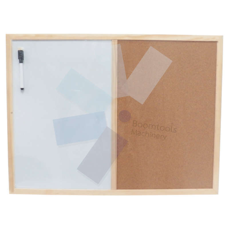 Offis.COMBINATION MAG DRYWIPE/CORK BOARD 900x600mm WOOD