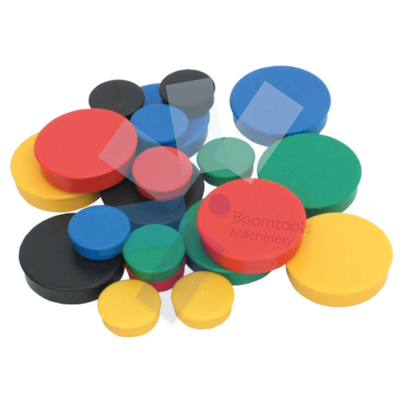 Offis.20mm WHITEBOARD MAGNETS ASSORTED COLOURS (PK-10)