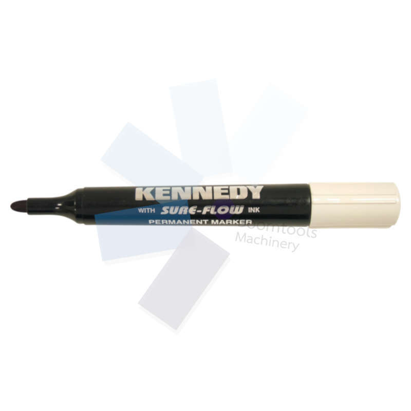 Kennedy.BLACK PERMANENT MARKER PENS - Pack of 10