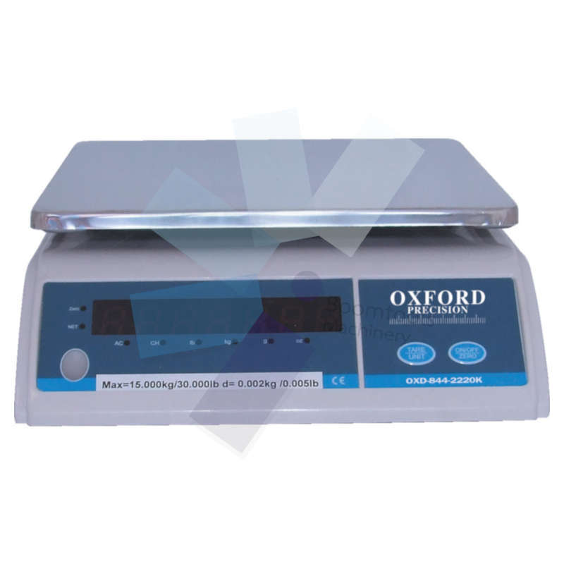 Oxford.ELECTRONIC WEIGHING SCALE 15KG - 2g DIVISIONS