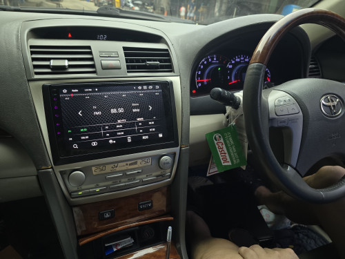 toyota camry 2010 ติดตั้งจอแอนดรอยด์ Machtig ram4 rom64 preout 5v. รุ่นนี้เสียงดีขั้นสุดครับ 6