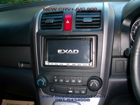 newHONDA CRVเข้ารูป JVC avx900จุใจไม่ง้อแผ่น เล่นหนัง/เพลง/ภาพถ่ายผ่านusbกับexternal