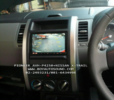 PIONEER AVH-P4250 หรูหรา มีสไตล์ ใน NISSAN X-TRAIL 2