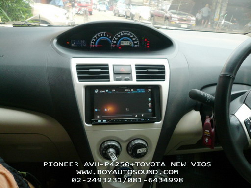 PIONEER AVH-P4250 หรูหรา ฟังก์ชั่นครบใน TOYOTA NEW VIOS