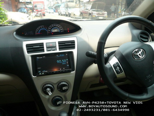 PIONEER AVH-P4250 หรูหรา ฟังก์ชั่นครบใน TOYOTA NEW VIOS 2