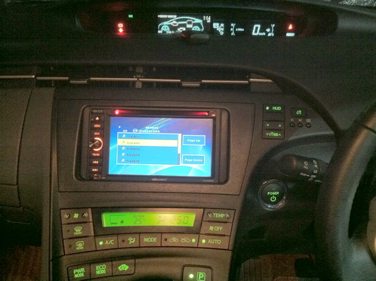 TOYOTA PRIUS ติดตั้ง DVD 2 DIN MULTI-FUNCTION งานเนี้ยบแบบไม่โม้ 2