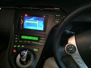 TOYOTA PRIUS สุดหรู new look กับชุดเครื่องเสียง 2 din touch screen งาน