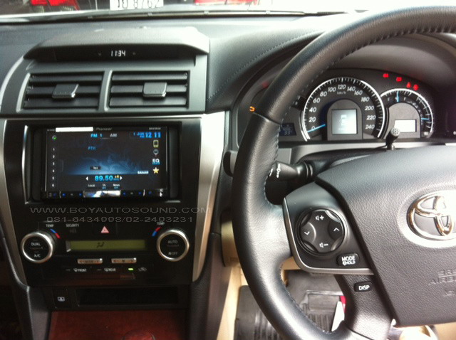 TOYOTA ALL NEW CAMRY สุดซี้ดกับ PIONEER AVH-P8450BT ตัวท็อปของไพโอเนียร์ 1