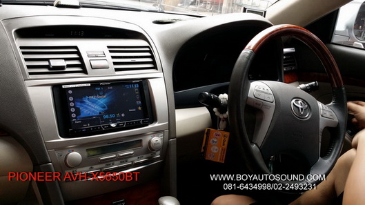 TOYOTA CAMRY HYBRID2009-2011 ติดตั้งเนี้ยบ ลงตัวกับ PIONEER AVH-X5650bt ฟังก์ชั่นเทพๆ กั