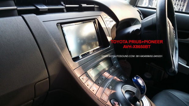 TOYOTA PRIUS หล่อเนี้ยบ กับ Pioneer avh-x8650bt รุ่นท็อปตระกูลล่าสุด ปี2014 เท่ห์สุดๆ 2