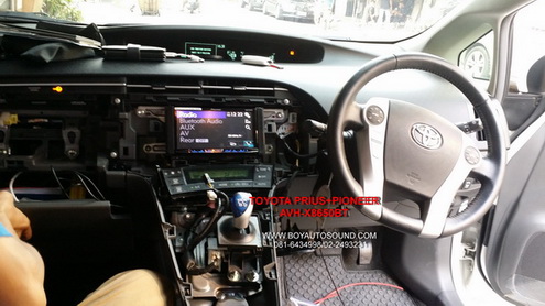 TOYOTA PRIUS หล่อเนี้ยบ กับ Pioneer avh-x8650bt รุ่นท็อปตระกูลล่าสุด ปี2014 เท่ห์สุดๆ 4