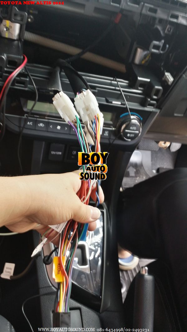 TOYOTA NEW ALTIS2014 ติดตั้งเครื่องเสียง KENWOOD DNX5350BT รุ่นมี gps แผนที่นำทางของ garmin 3