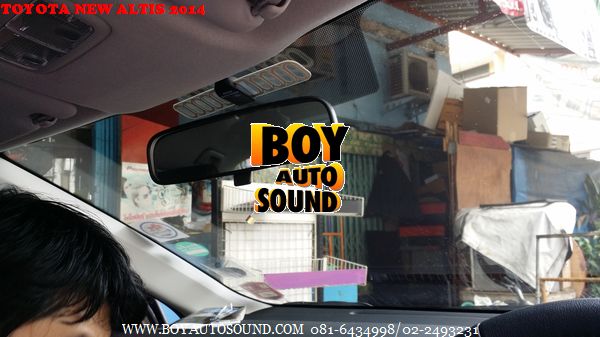 TOYOTA NEW ALTIS2014 ติดตั้งเครื่องเสียง KENWOOD DNX5350BT รุ่นมี gps แผนที่นำทางของ garmin 4