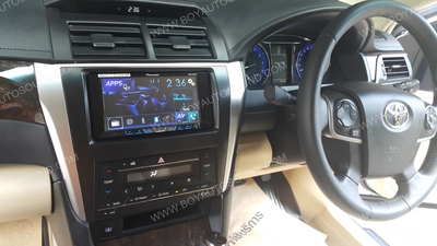 TOYOTA CAMRY minor change 2015 มาอวดโฉม ใช้ front PIONEER AVH-XL5750BT หน้า 200mm หล่อเท่ห์