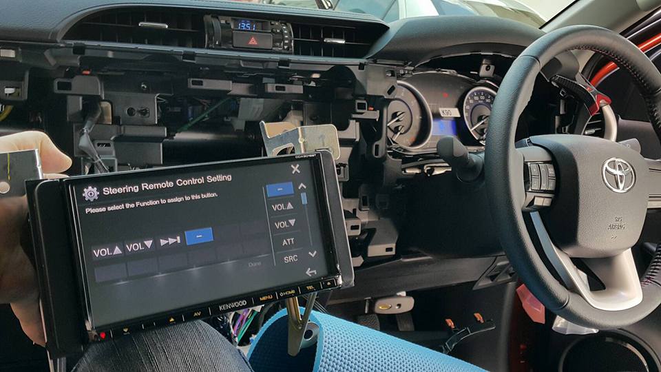 KENWOOD DDX6016BT+REARVIEW CAMERA หล่อเหลาเอาการใน TOYOTA REVO ฟังก์ชั่นครบครันในราคาเบากระเป๋า 1