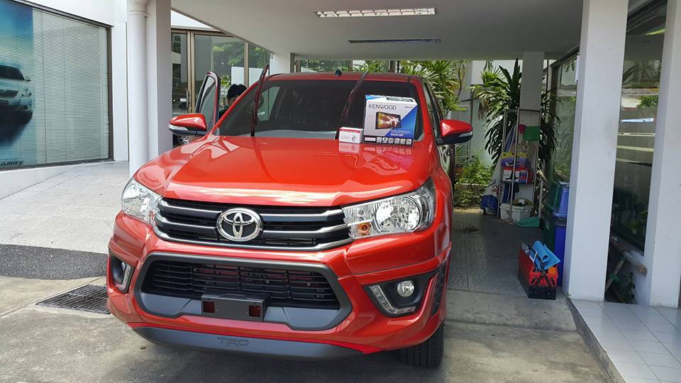 KENWOOD DDX6016BT+REARVIEW CAMERA หล่อเหลาเอาการใน TOYOTA REVO ฟังก์ชั่นครบครันในราคาเบากระเป๋า 5