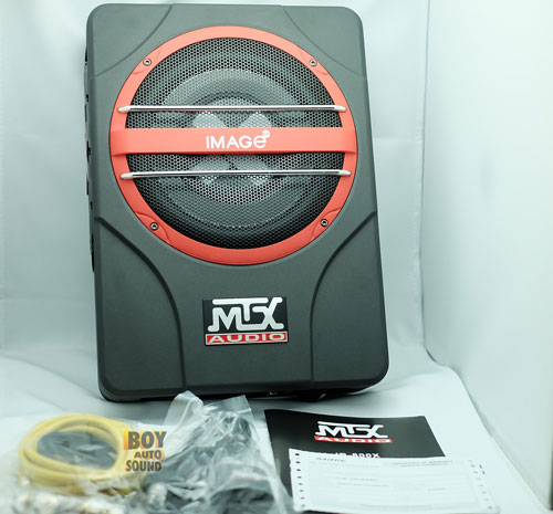 MTX IB800X ซับบ็อกซ์เลือดใหม่ ระบบตู้กึ่งเปิดกึ่งปิด แบบ passive radiator รีดเบสออกเต็มพลัง 2