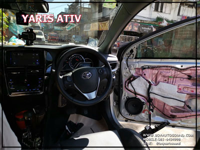 TOYOTA YARIS ATIVจอเก่า ใช้งานไม่ได้ดั่งใจ เปลี่ยนใหม่ซะก็สิ้นเรื่อง สบายใจใช้ PIONEER AVH-Z5250bt 2