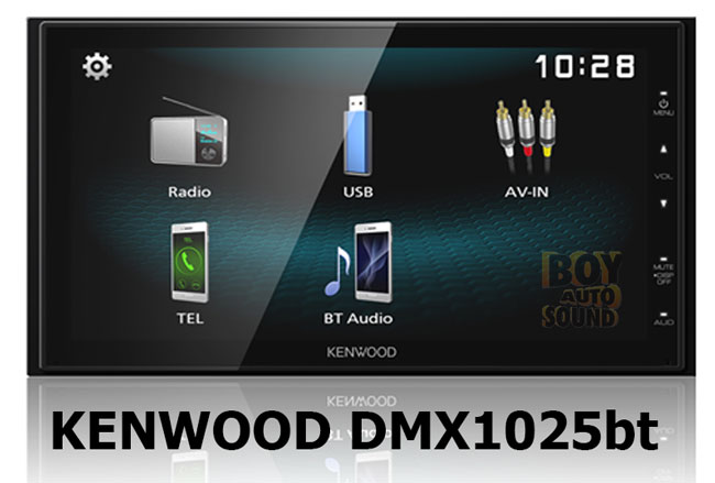 KENWOOD DMX1025bt เบอร์ใหม่ล่าสุด เล็กพริกขี้หนู รองรับใช้งาน usb mirroring ใช้งานคู่กับANDROID