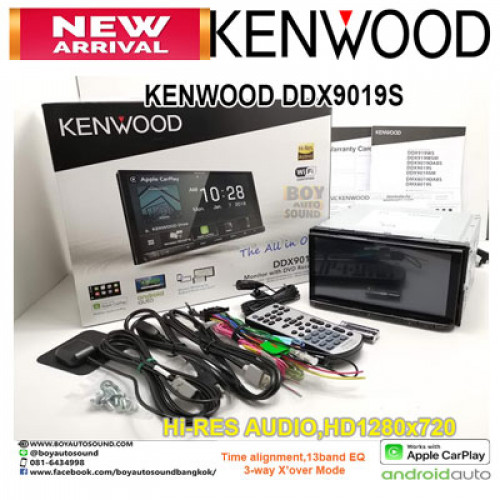 KENWOOD DDX9019s หน้าจอcapacitive7นิ้ว HD รองรับapple carplay android auto เสียงระดับ Hi res 2
